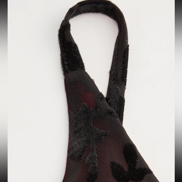 SQUARE NECK SOLID FLORAL RUCHED MAXI DRESS - Picture 3 of 4